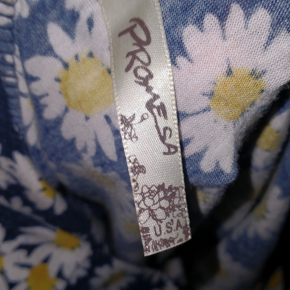 90's Y2K Floral Maxi Skirt Daisy Print Stretchy Promesa Vintage Fairy Small - Picture 6 of 6